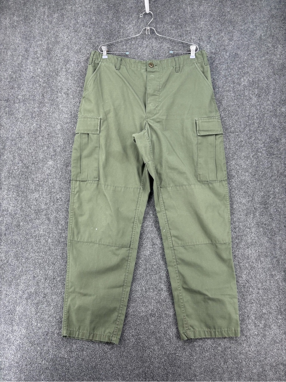 Tru Spec Green Tactical Ripstop Utility Cargo Button Up Pants Men’s 36X31